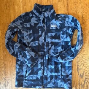 Columbia boys xl zip fleece euc